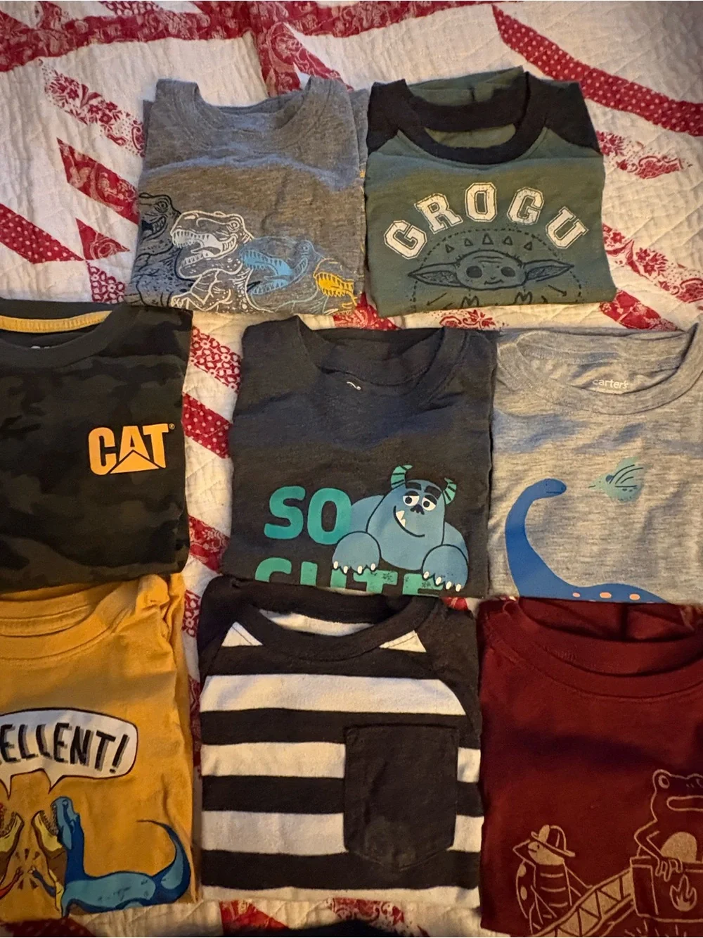 Lot of 11 Long Sleeved Boys’ 4T Tops